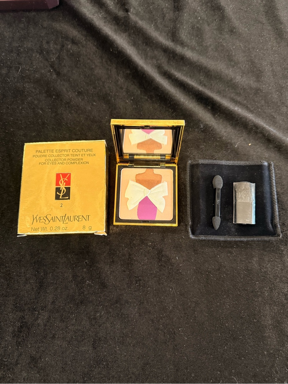 Yves Saint Laurent Eyeshadow Palette — Pink, Cream, Brown, Gold